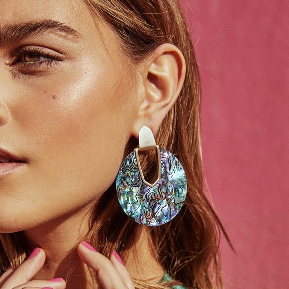 Anthropologie Jewelry - LAST SET Diane Abalone Shell Earrings
